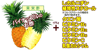 パイナップルのお酢プラス